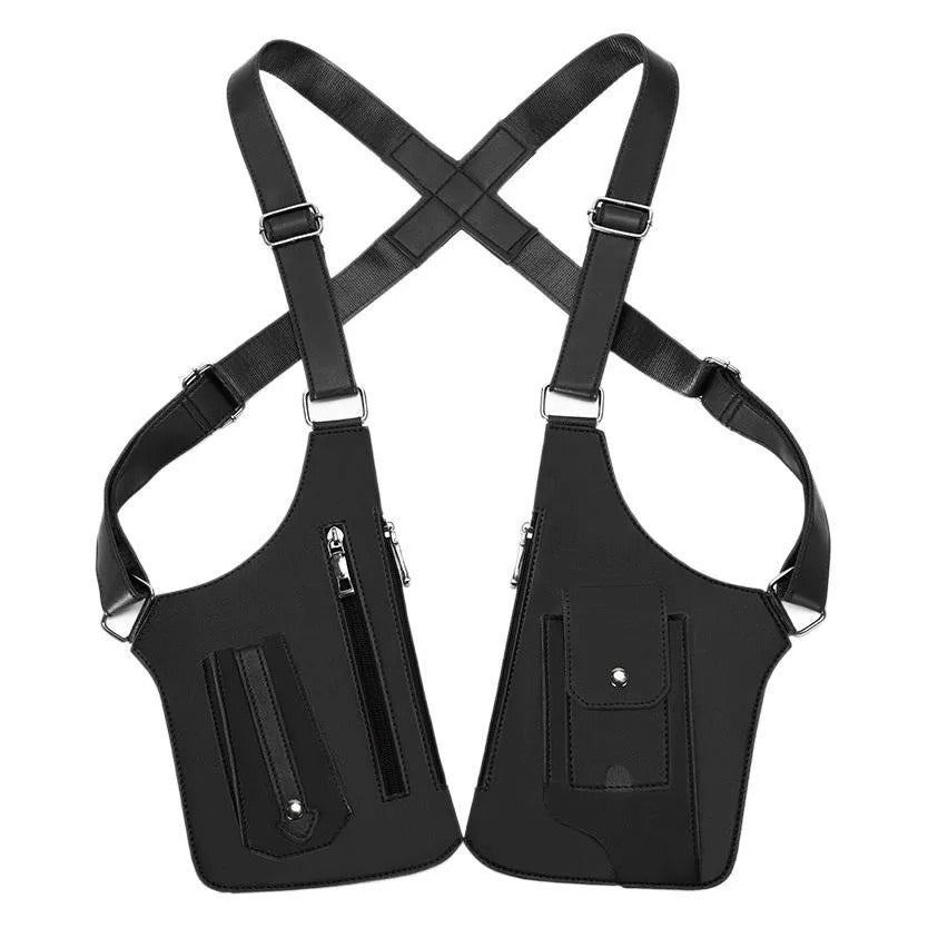 Waterproof Tactical Chest Bag – Multi-Pocket Anti-Theft Shoulder Bag for Travel, Hiking & Daily Use