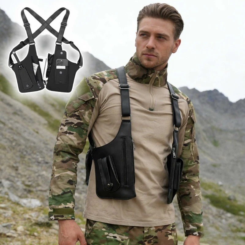 Waterproof Tactical Chest Bag – Multi-Pocket Anti-Theft Shoulder Bag for Travel, Hiking & Daily Use