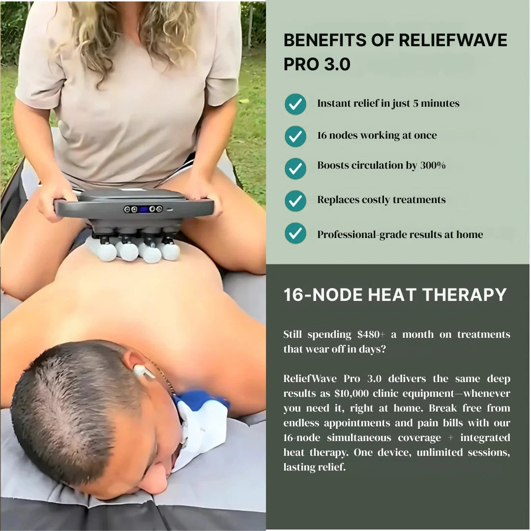 Multi-Head Deep Tissue Massager | Loosen Tight Muscles & Boost Recovery (original quaity)