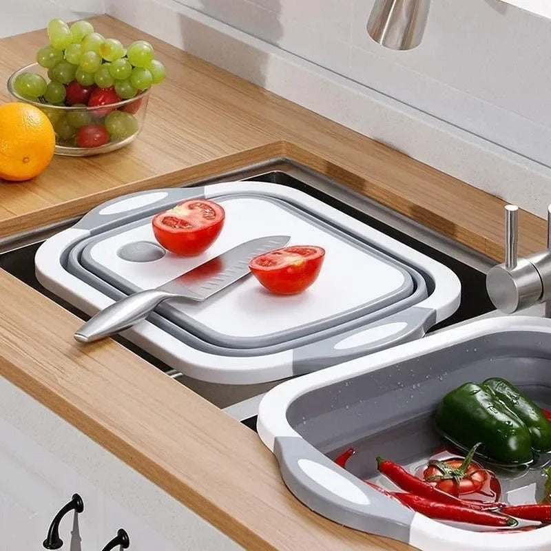 Foldable Wash Basin – Portable Collapsible Plastic Sink for Home, Travel & Camping