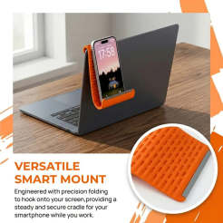Flexible Silicone Aluminum Phone Holder Stand - Bendable Rollable Foldable Design