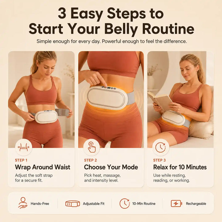 Rechargeable Slimming & Fat Burning Belt for Weight Loss & Pain Relief