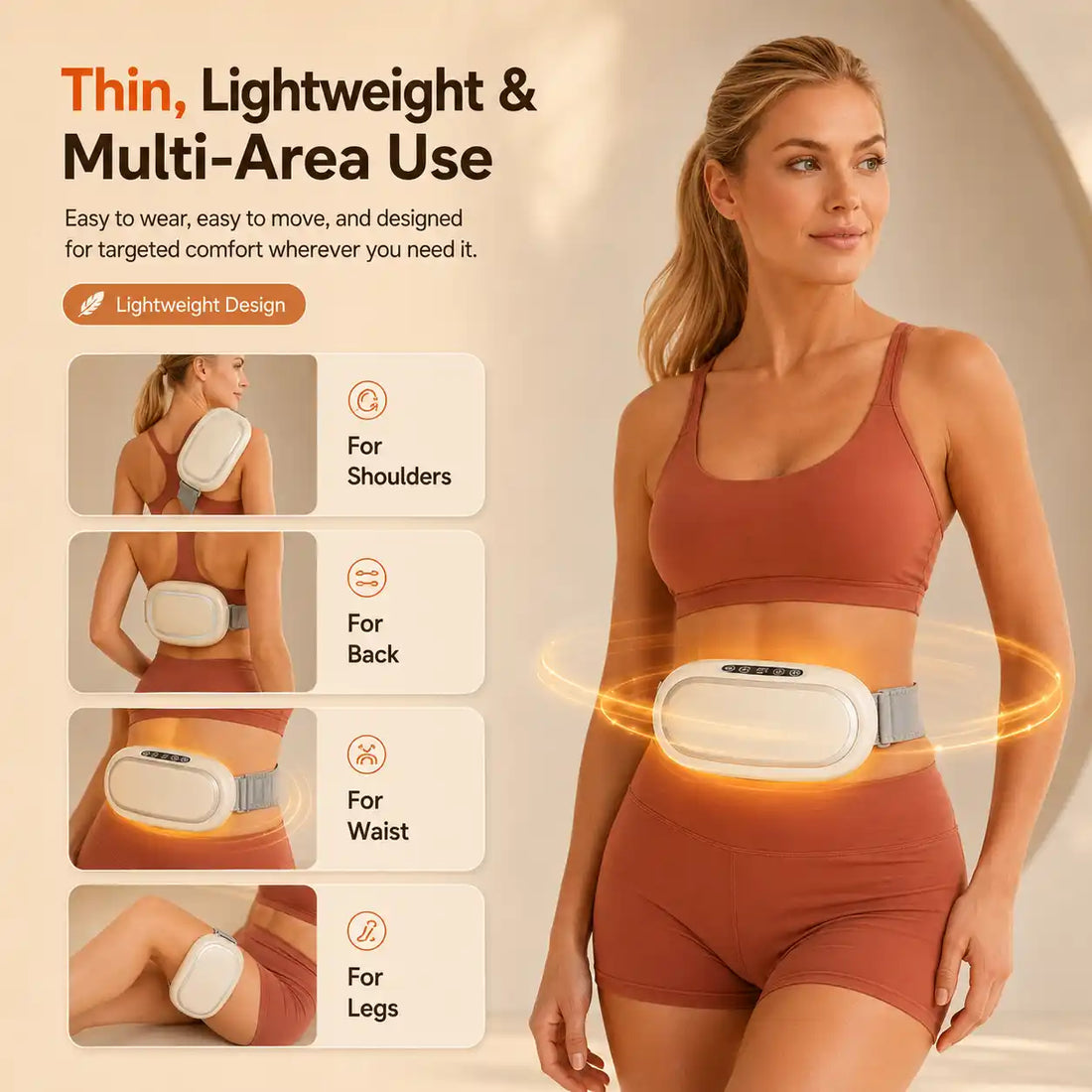 Rechargeable Slimming & Fat Burning Belt for Weight Loss & Pain Relief