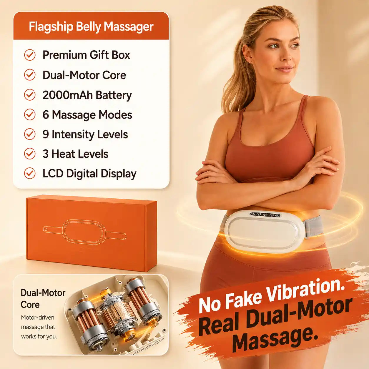 Rechargeable Slimming & Fat Burning Belt for Weight Loss & Pain Relief