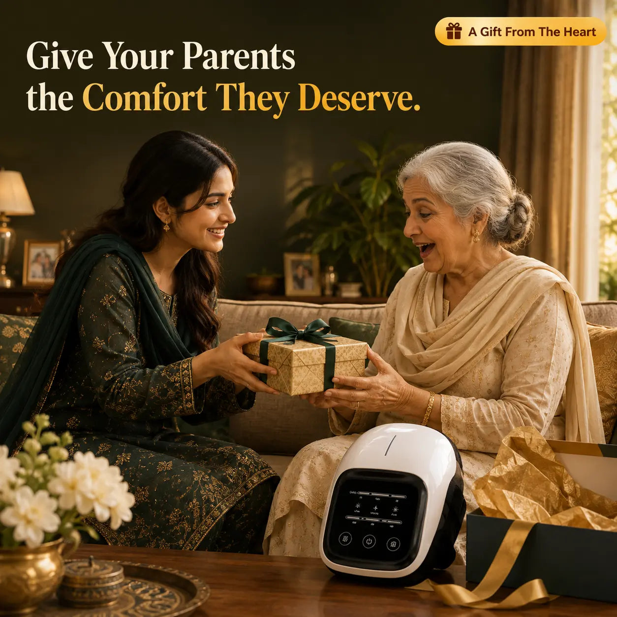 Cordless Smart Knee Massager – A Thoughtful Gift for Mom & Dad