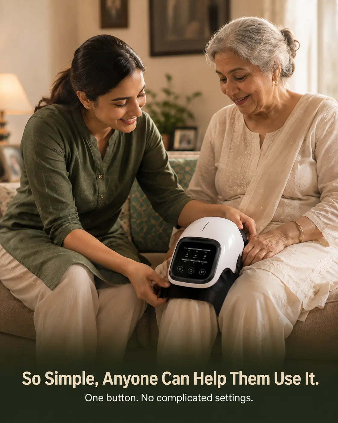 Cordless Smart Knee Massager – A Thoughtful Gift for Mom & Dad