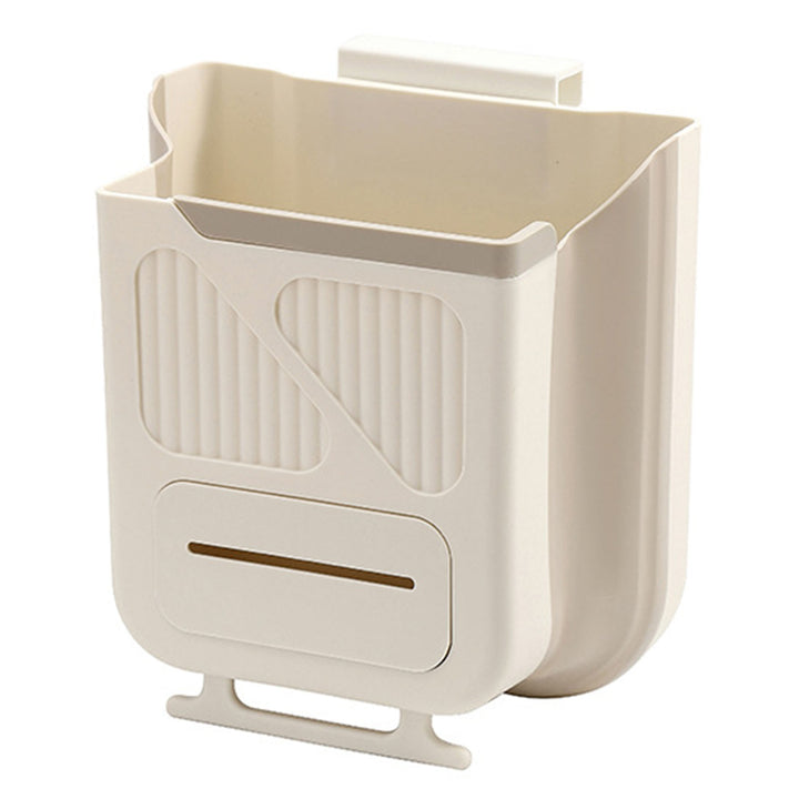 Compact Wall-Mounted Trash Can – Space-Saving Garbage Bin for Kitchen, Bathroom, Cabinet & RV