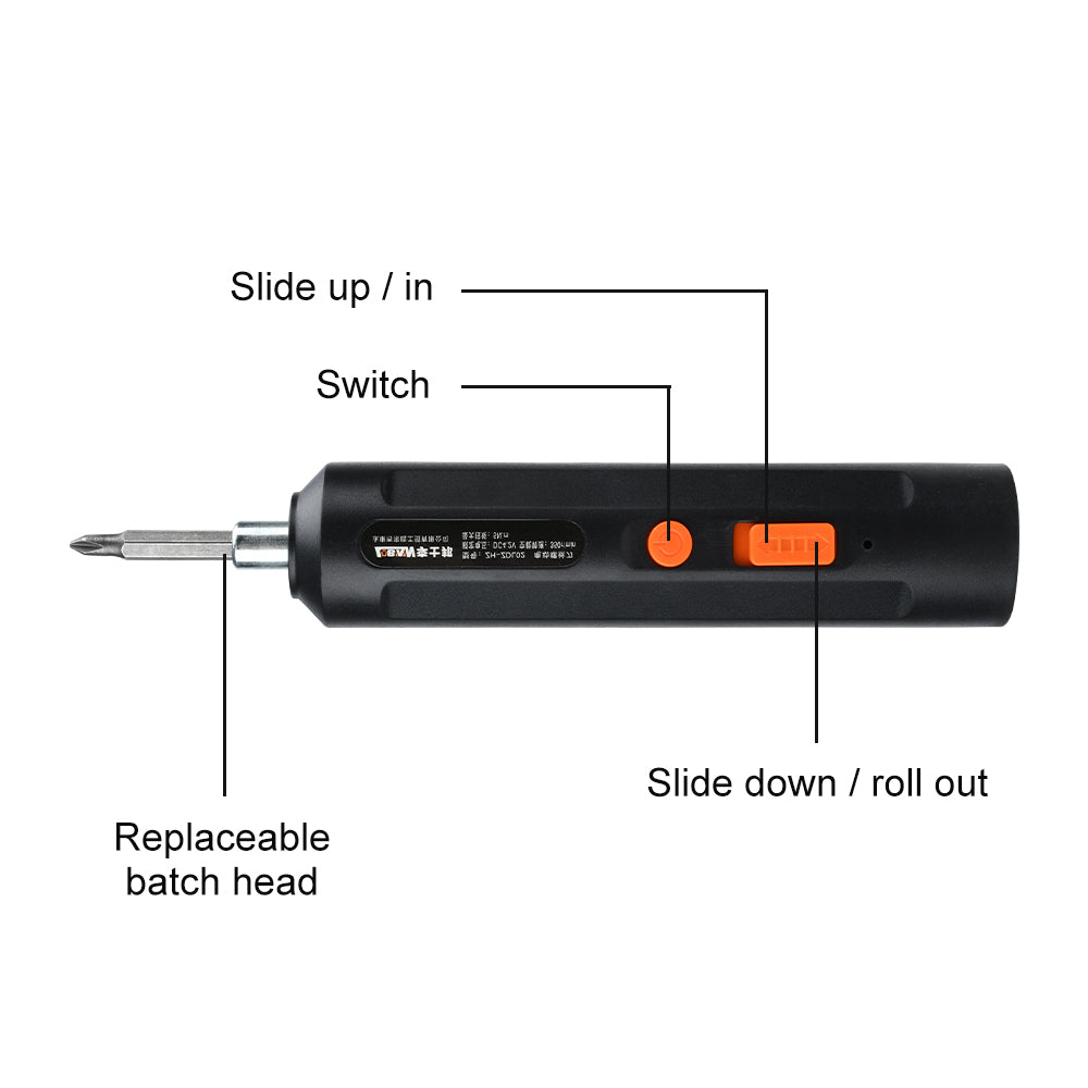 USB Rechargeable Electric Screwdriver – Cordless Power Tool for Fast Drilling & Screwdriving