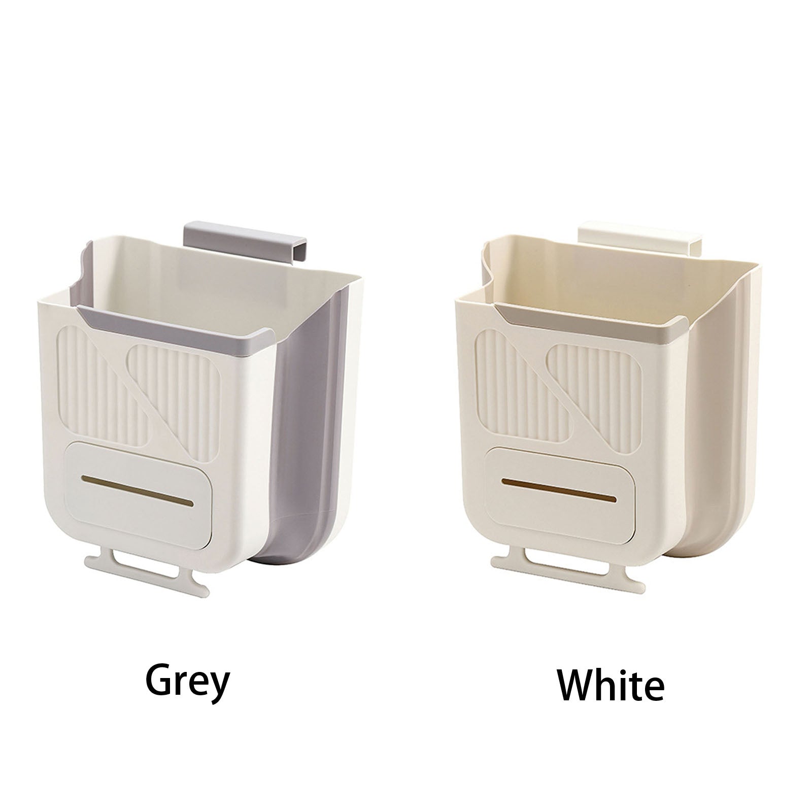 Compact Wall-Mounted Trash Can – Space-Saving Garbage Bin for Kitchen, Bathroom, Cabinet & RV