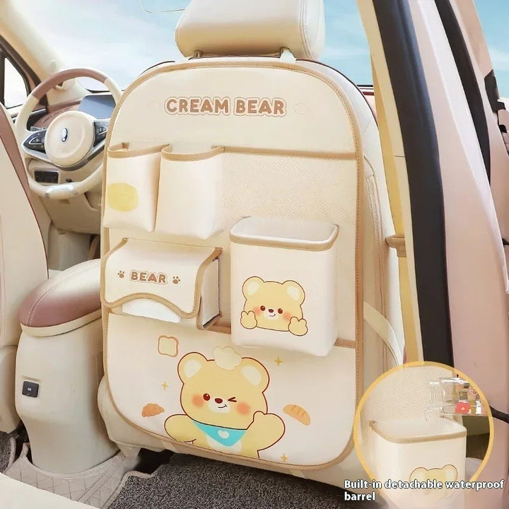Car Seat Back Organizer – Multifunctional Rear Seat Storage Bag for Car Accessories & Essentials