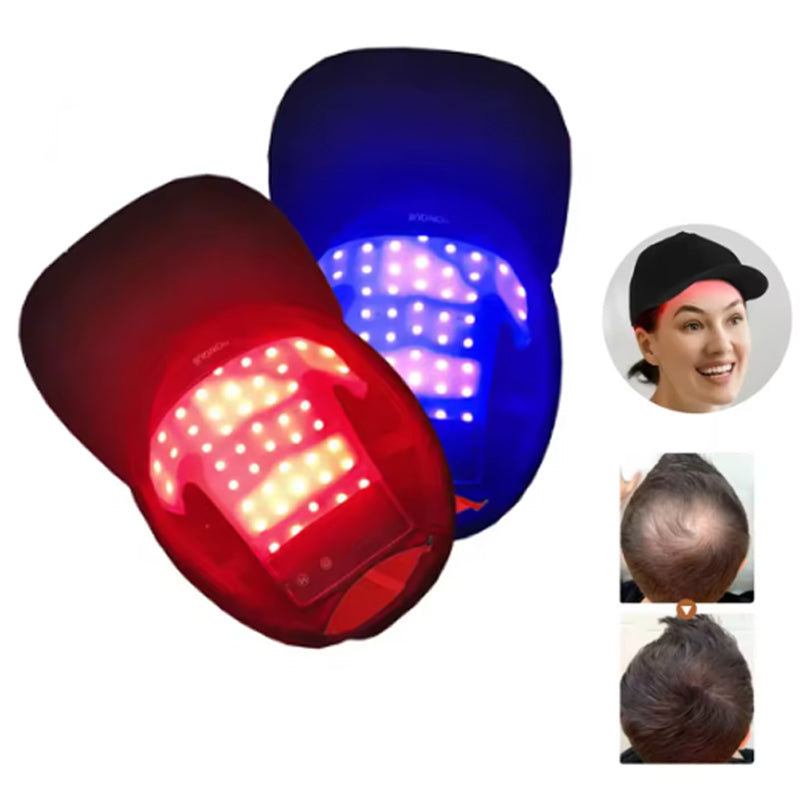 Red Light Hair Growth Cap Infrared Anti-hair Loss Therapy Device Prevents Hair Loss and Promotes Scalp Blood Circulation