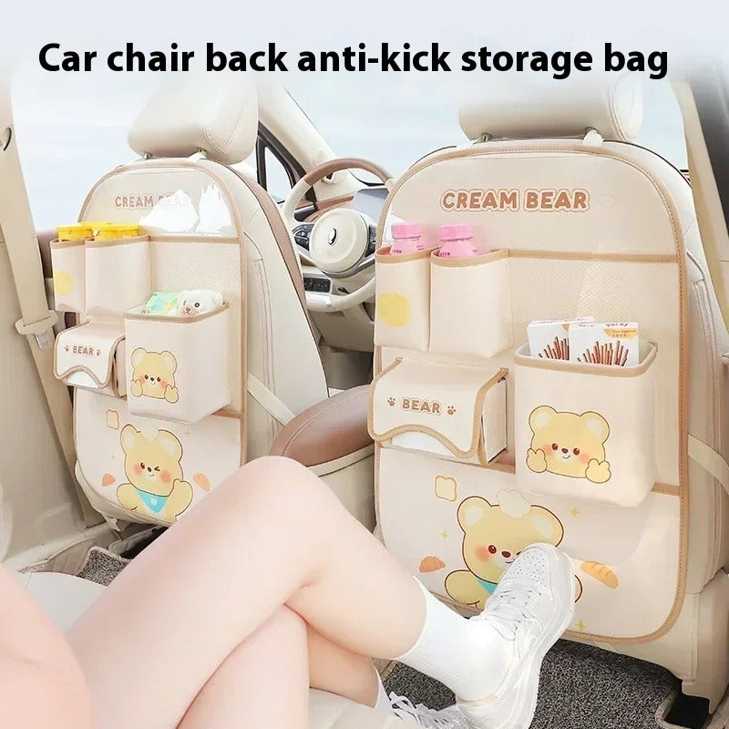Car Seat Back Organizer – Multifunctional Rear Seat Storage Bag for Car Accessories & Essentials