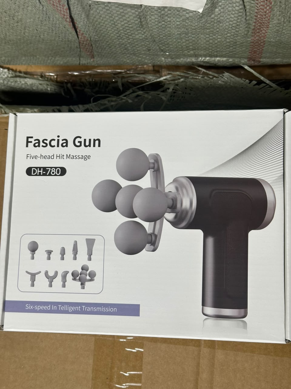 5in1 Deep Tissue Massage Gun – 6 Speed Muscle Massager