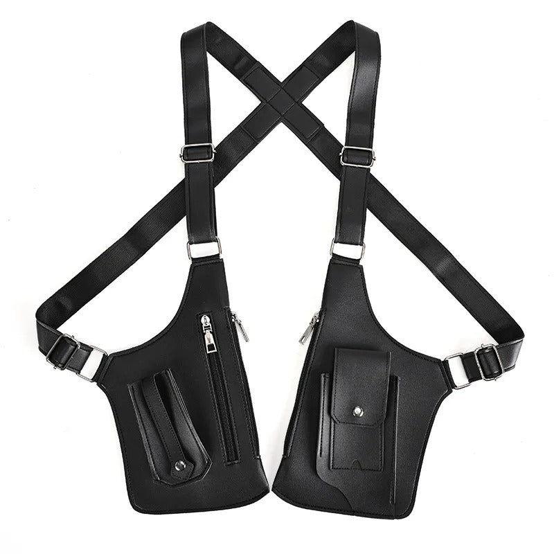 Waterproof Tactical Chest Bag – Multi-Pocket Anti-Theft Shoulder Bag for Travel, Hiking & Daily Use