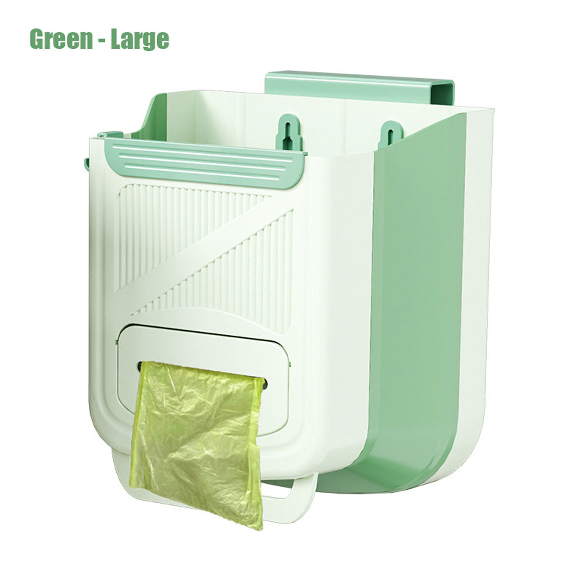 Compact Wall-Mounted Trash Can – Space-Saving Garbage Bin for Kitchen, Bathroom, Cabinet & RV