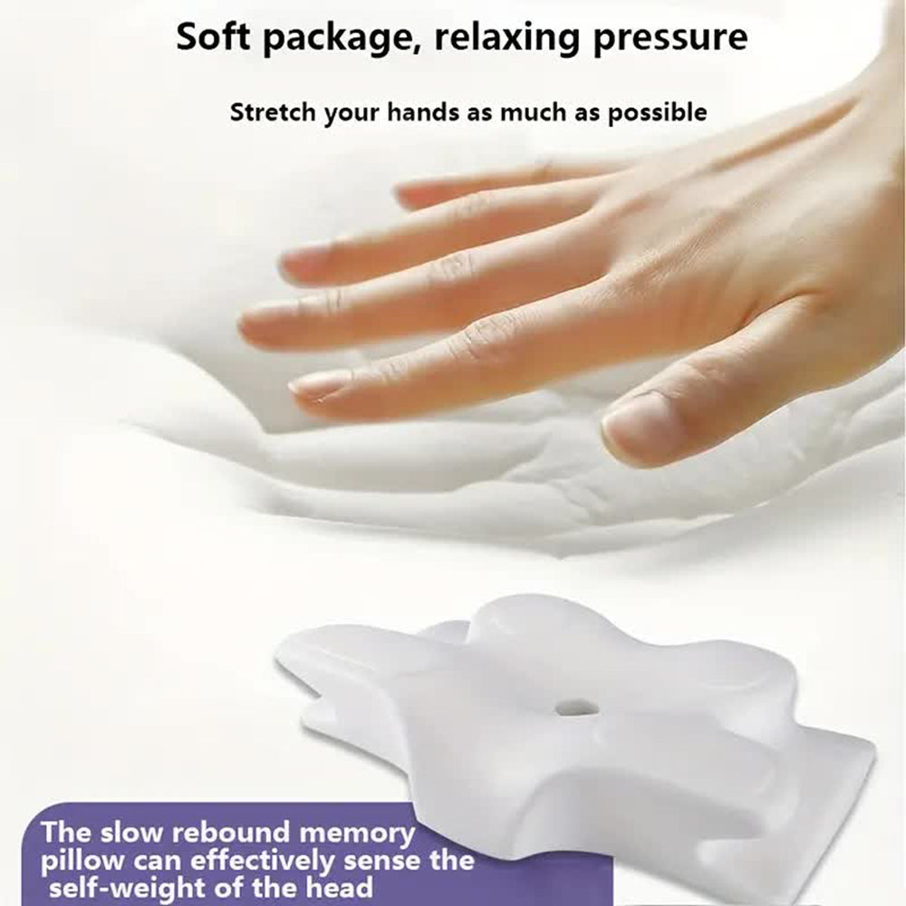 Butterfly Memory Foam Cervical Pillow – Ergonomic Neck Support & Orthopedic Sleep Pillow