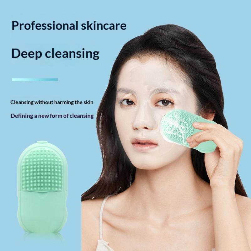Silicone Face Ice Ball Mold – Facial Ice Roller & Cleansing Brush for Skin Care