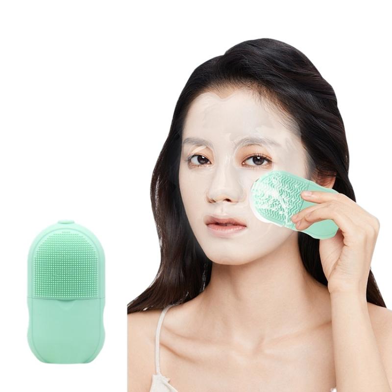 Silicone Face Ice Ball Mold – Facial Ice Roller & Cleansing Brush for Skin Care