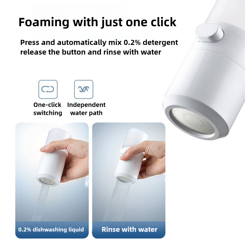 Kitchen Sink Faucet Sprayer – Flexible Tap Extension with Water Filter & Spray Head