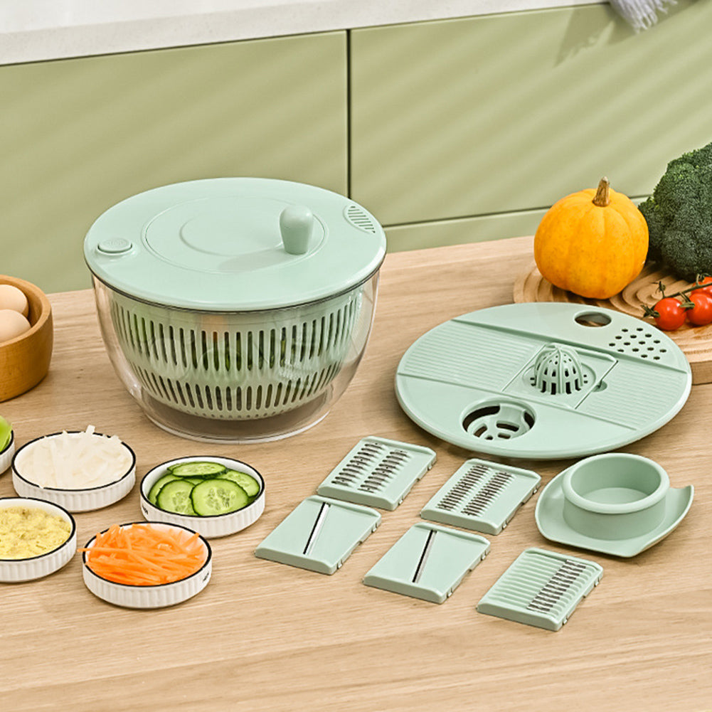 Manual Salad Spinner & Vegetable Washer – Fruit & Lettuce Dryer