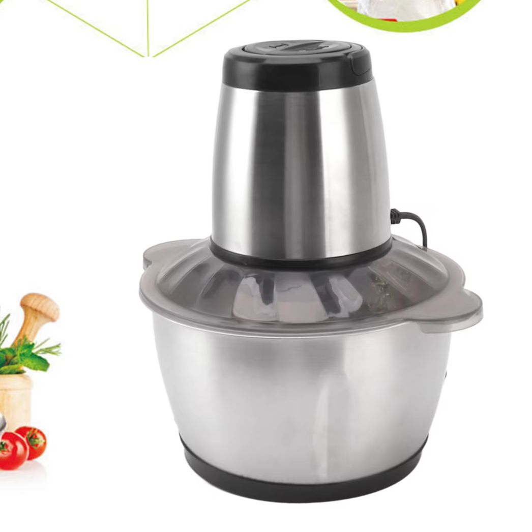 200W Electric Meat Grinder & Food Chopper – Stainless Steel Blades