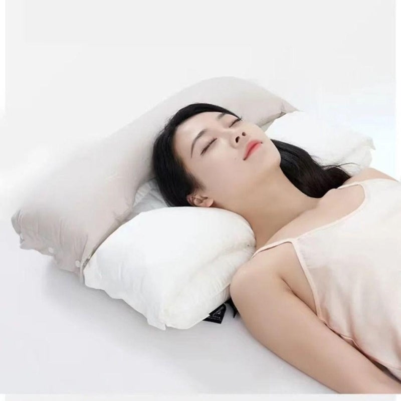 Cervical Neck Traction Pillow – 2-Way Relaxation & Sleep Support