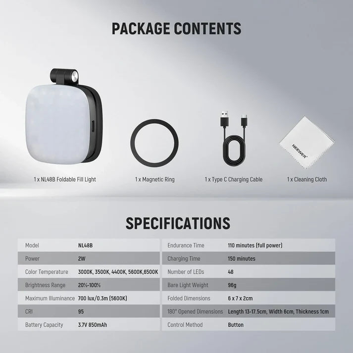 MagLight - Professional Magnetic LED Content Creator Light