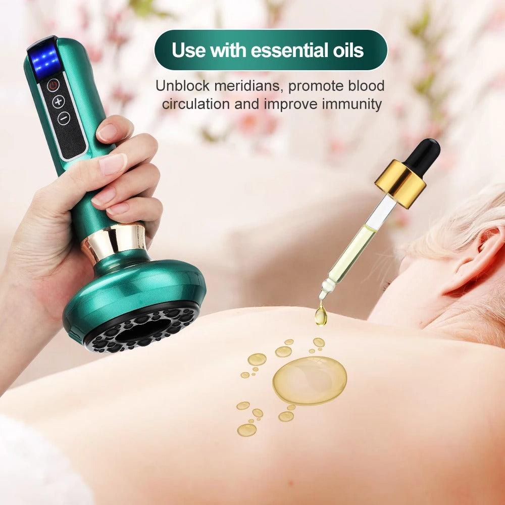 Electric Cupping Massager with Vacuum & Guasha