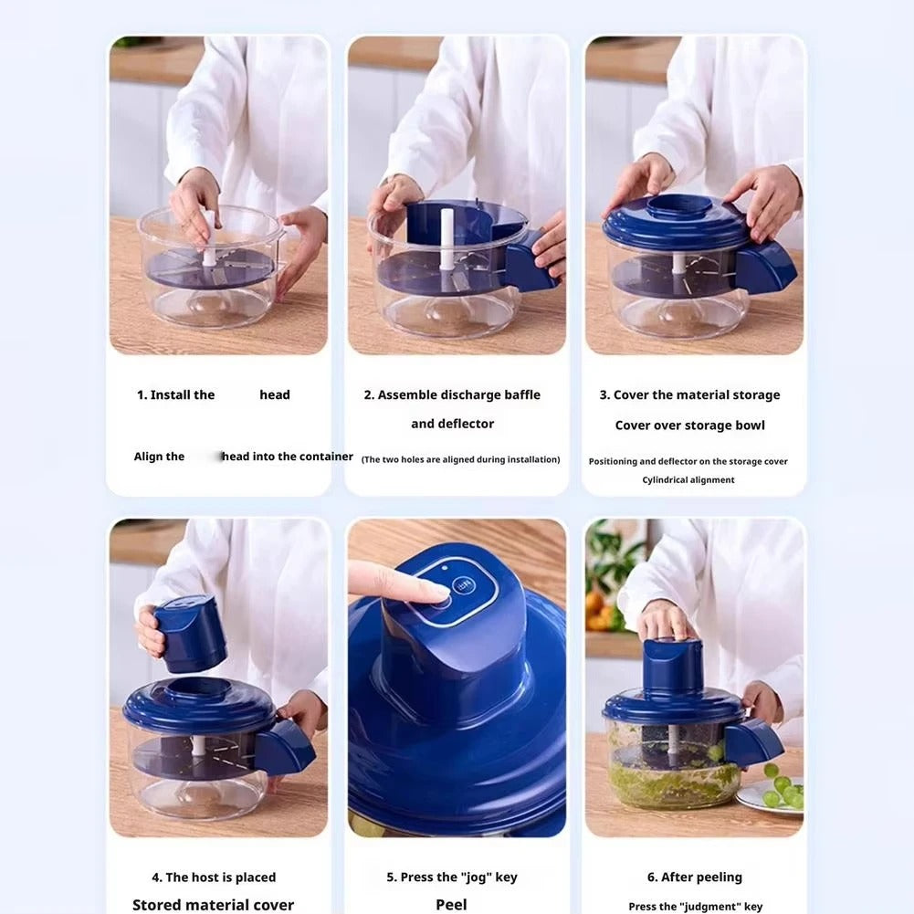 Electric Fruit & Vegetable Peeler – Fast & Easy Automatic Peeling Tool