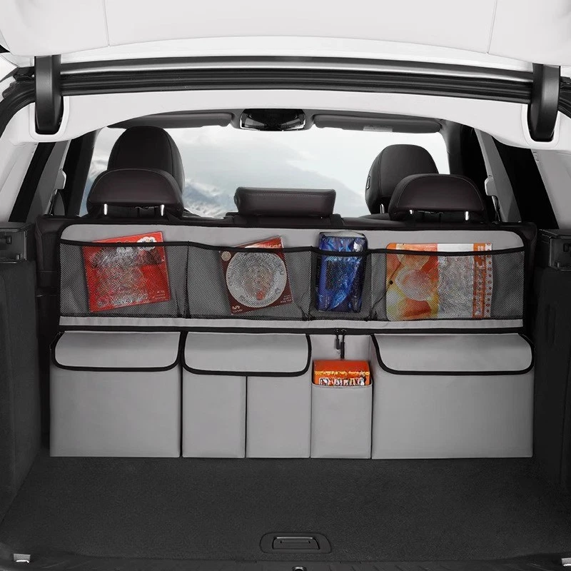 Car Trunk Storage Bag, Hanging Organiser – Large Capacity, Space-Saving & Durable Oxford Fabric