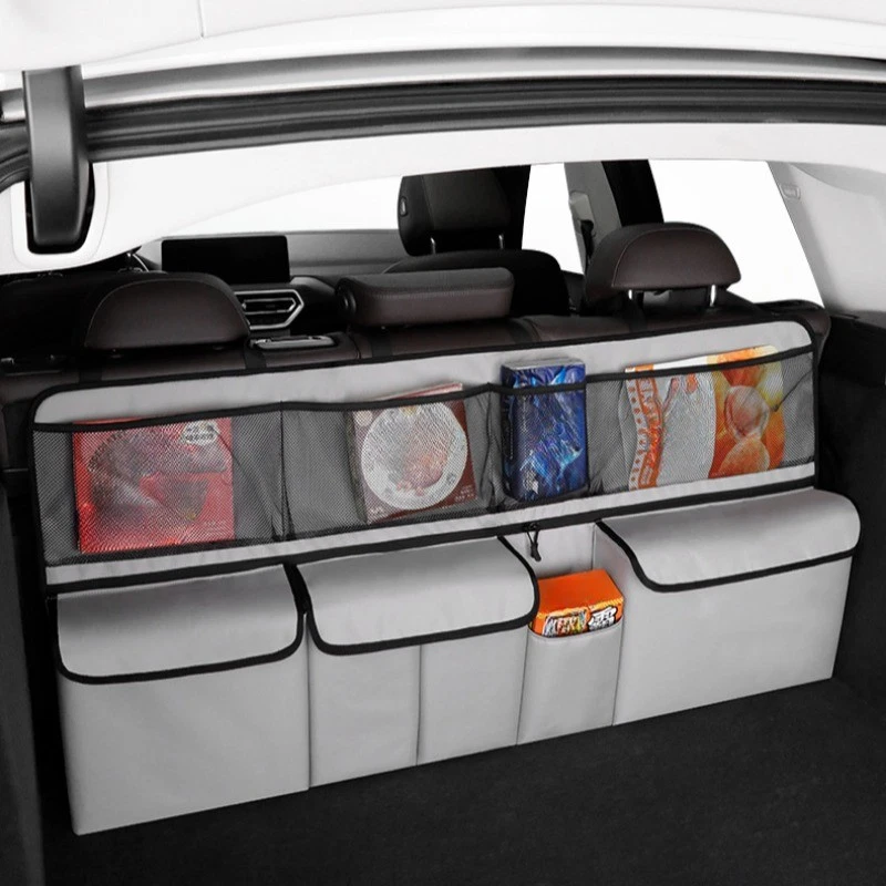 Car Trunk Storage Bag, Hanging Organiser – Large Capacity, Space-Saving & Durable Oxford Fabric